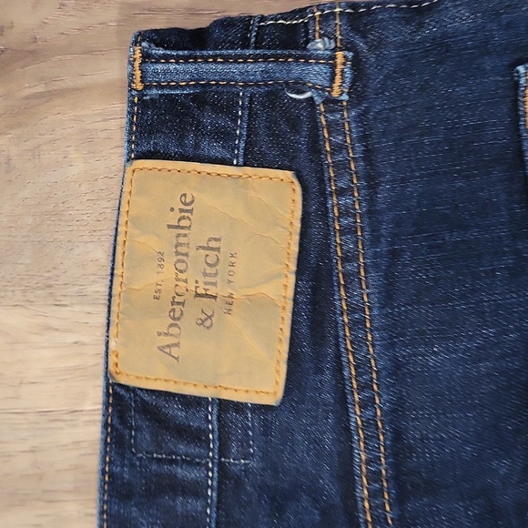 Abercrombie And Fitch Rollins Low Rise Skinny Dark Blean Jeans size 30x30 - Picture 6 of 7